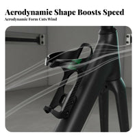 Lightweight Carbon Fiber Bike Bottle Holder Ultra-Light Aerodynamic Bottle Holder Secure Hold Cycling Drink Bracket Long-Lasting for Mountain Biking