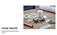 Easy to Install PPR Thermostatic Heater Valve Energy Saving Thermostatic Heater Valve Heat and Cold Resistant for Homeowners, Heater S