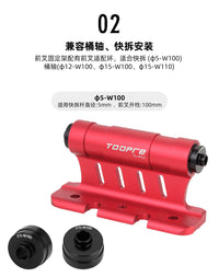 TOOPRE Bicycle Fork Mount for Car Roof Rack