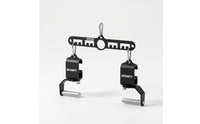 Cable Machine Attachment Kit Non-Slip Rotating Handles with Pull-Back Plate Heavy-Duty Cable Machine Handle for Fitness Enthusiasts, Lat Pulldown