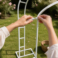Wedding Arch Backdrop Stand Metal Floral Archway for Ceremony Party Decoration