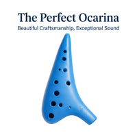 12 Hole Alto Ocarina, Resin Ocarina Instrument, Musical Instrument Gift Adults, Ocarina Hole Alto Student, Ocarina Flute Beginner, Ocarina with Bag