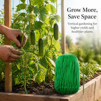 Nylon Plant Trellis Netting for Climbing Vines, Fruits, and Vegetables