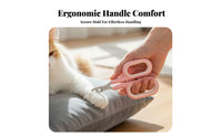 Non-Slip Handle Round Hole Pet Nail Clippers Easy to Use Cat Nail Clipper Prevents Cutting the Quick for Home, Indoor, Indoors