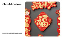 Holiday Fridge Sticker, Horse Zodiac, PVC Door Decor
