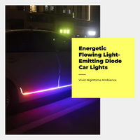 Waterproof RGB car LED strips, app control