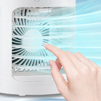 Portable Spray Fan Built-in Mist Function Mini Water-Based Chiller Portable Air Chiller for Office