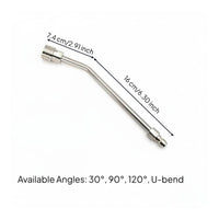 Rustproof Angled Pressure Washer Wand Leak-Resistant O-Rings Stainless Steel Spray Lance Heavy-Duty Construction for Professional Cleaners