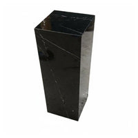 Modern Minimalist Rectangular Plinth Light Luxury Aesthetic Display Stand Floor-Standing Pedestal Marble Pattern for Interior Decorators, Art Enthusiasts, Living Room, Home Decor, Entryway, Bedroom