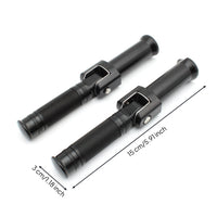 Rear Foot Peg Set Black Footrest Kit Lightweight Vehicle Hardware for Motorcycle Riders
