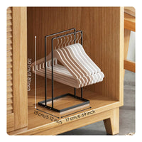 Metal Hanger Storage Rack Clothes Hanger Storage Rack Wrought Metal Wardrobe Organizer for Balcony