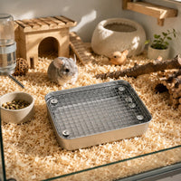 Small Pet Toilet Tray Flat Design Pet Accessory Portable