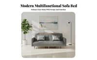 Folding Design Pull-expandable Sofa Bed multi-functional transformable Couch Space-Saving Home Furnishing Minimalist and aesthetic for Apartment Dwellers, Students, property owners, Small areas, Living Room, Office