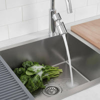 360 Degree Rotation Swivel Faucet Extender Easy Installation Anti Splash Faucet Aerator Water Saving Rotating Sink Nozzle Leak Proof for Kitchen