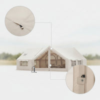 Inflatable Tent Quick Setup Inflatable Shelter Fast Inflate Inflatable House for Campers, Families, Camping, Outdoor Activities, Backyard