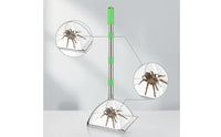Arachnid Catcher with Sliding Door Foldable Catcher with Telescopic Handle Humane Bug Capture Extended Reach Arachnid Grabber