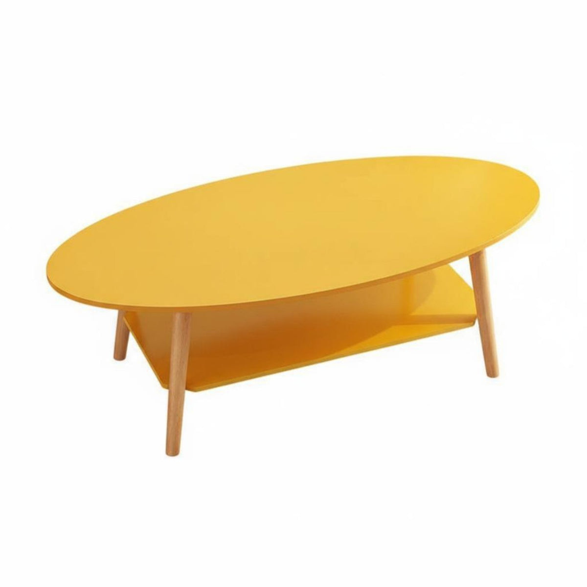 Modern design double-level round table Doubletier Design 2-Tier Round End Table Minimalist Aesthetic Household Furniture Space-Saving for Apartment Dwellers, Homeowners, Students, Living Room, Small Spaces, Bedroom, Hallway