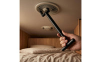 T-Grip RV Fan Knob Extension Black Knob Extension Rod Comfortable Operation Vehicle Accessory Simple to Install