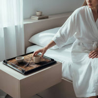 Tabletop serving Tray Versatile Tray with Handles Minimalist for Vanity, Living Room, Bedroom