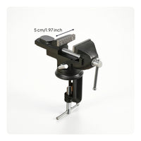 Stable Style Bench Vise Compact Bench Vise with Rotating Base Sturdy 360-Degree for Metal Repair