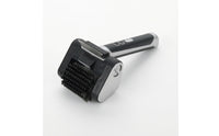Built-in Light Electric Grill Brush Cylindrical Motorized Bbq Brush Rechargeable Outdoor Cleaning Tool Metal Housing for Barbecue Grates