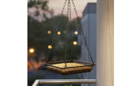 Hanging Bird Feeder and Sturdy Metal Mesh Bird Feeder Weather Resistant Garden Accessory for Gardeners