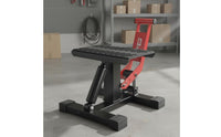Maintenance Friendly Hydraulic Motorcycle Lift Anti Slip Dirt Bike Support Stand Height Adjustable Motorcycle Support Stand Heavy Duty for Garage