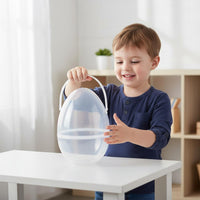 Easter Egg Container for Boys and Girls Fillable Reusable Easter Egg Container with Handle for Easter Hunt, Gifts, Candy Surprises Easter Decor