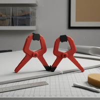 2 Pieces Model Clamp Non-Slip Grip Workshop Tool Strong Clamping Force Seam Glue Bonding and Fixing