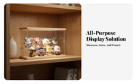 Acrylic Display Box Transparent Surprise Box Display Shelf Debris-Shielding Proof Collectible Case Stackable Figurine Storage