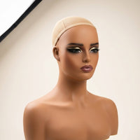 Mannequin Head with Shoulders Authentic Mannequin Head with Stand Professional for Jewelers, Salon Owners, Photography Studios