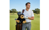 Soft Chimpanzee Headcover Scuff Protection Cartoon Creature Sporting Headcover Creature Sporting Club Cover Non-Shedding