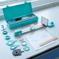 Educational Optics Experiment Kit with Carrying Case Hands-on Physics Optics Experiment Kit Portable Allcomplete for Homeschoolers, Classroom