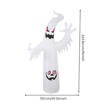 Spooky Halloween Inflatable Ghost Scary Halloween Ghost Inflatable Easy Setup Weather-Resistant for Porch