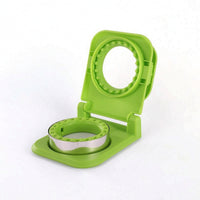Sandwich Cutter with Sealer Stainless Steel Sandwich Cutter and Sealer Tool Easy to Use Spring-Assisted for Parents