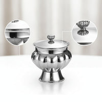 Serving Bowl with Lid Elegant Pedestal Serving Bowl Compact Dessert Server for Dining Table