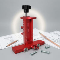 Aluminum Alloy Cabinet Door Installation Tool Anodized Metal Cabinet Door Positioning Tool Measurement Scale