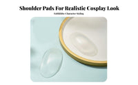2 Pieces Creates Broad Shoulders Shoulder boost cushion Reusable stick-on Shoulder cushions reusable and cleanable Apparel Accessory Natural Look for Cross-Dressers, style aficionados, Cosplay events, Stage Performances, Photo Shoots, Social outingings