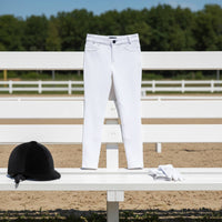 Children's Equestrian Pants Kids Riding Breeches Comfortable Fit Young Equestrian Tights for Training