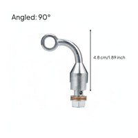 Multi-Angle Options Stainless Steel Banjo Extender CNC Machined Brake Hose Banjo Fitting for DIY Mechanics