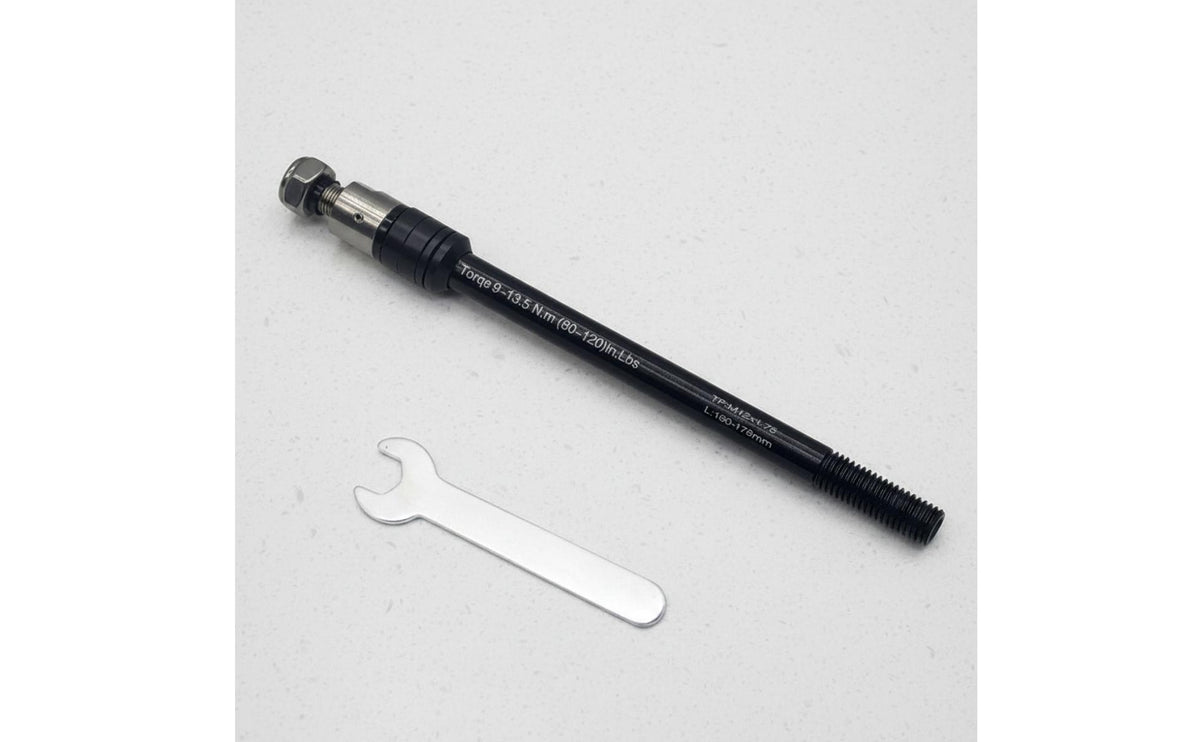 Bike Thru Axle Trailer Hitch Adapter with Wrench 160-178mm Two-Wheeler Trailer Axle Adapter Universal for Cyclists
