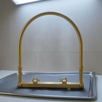 Circular Holder Holders Head Spa Tube Assembly Bottom Outlet U-Shaped Upper Tube Side-End Fittings Plumbing Fitting
