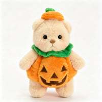 Halloween Pumpkin Bear Plush Toy