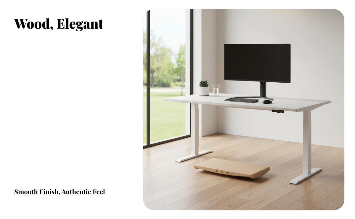 Standing Desk Balance Board Core Strength Training Standing Desk Wobble Board Ergonomic Design Foot Massage Rocker