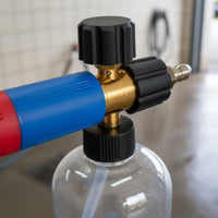 Solid Brass Central Core Foam Cannon Clog-Resistant Soap Cannon