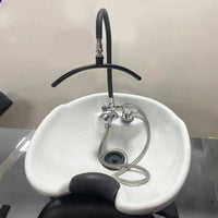 Waterfall Shampoo Sprayer Modern Design Shadow Rinse Attachment Salon Wash Basin Sprayer for Beauty Spa