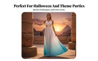 Greek Deity Costume Elegant Design Greek Deity Dress Regal Appearance Ancient Greek Empress Outfit for Women, Adults, Halloween