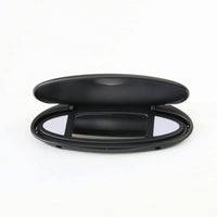 Visor Mirror Assembly Replacement Sun Visor Vanity Mirror with Cover Oval for Vehicle Owners