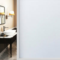 Window Film Privacy for Home Office, Thickened Frosted Glass Film with Tools, Light Transmitting Window Frosting Film, No Glue Modern Style