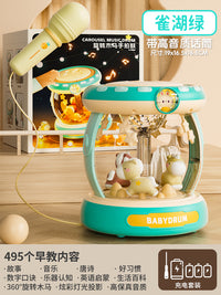宝宝拍拍鼓音乐益智早教儿童1岁手拍鼓0一6个月3婴儿玩具旋转木马